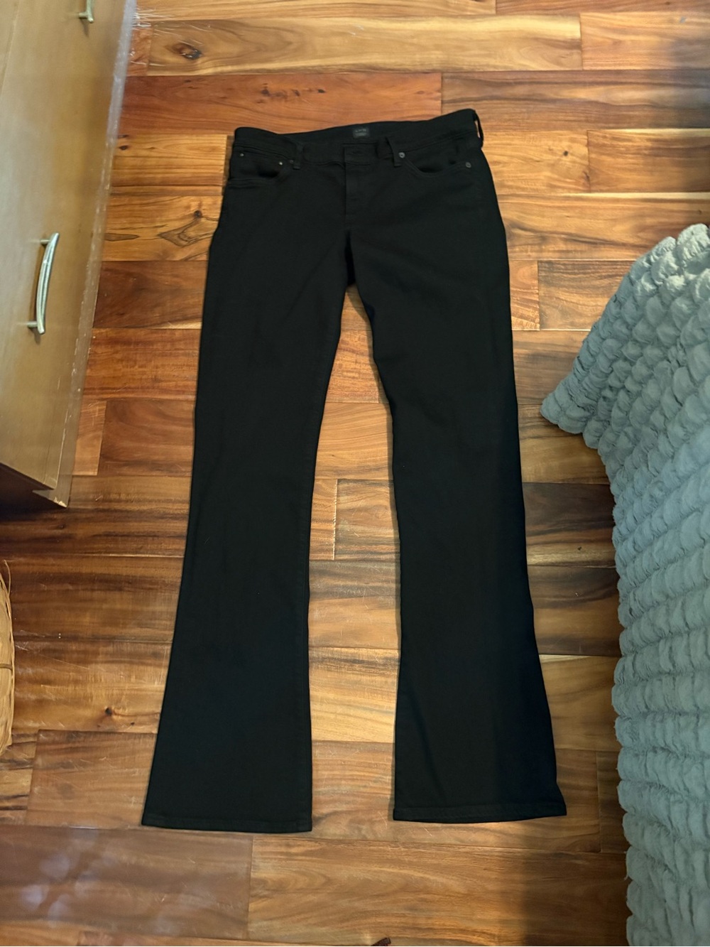 Citizens of Humanity Emerson Slim Boot Black Coated Jeans Size 31 (496)